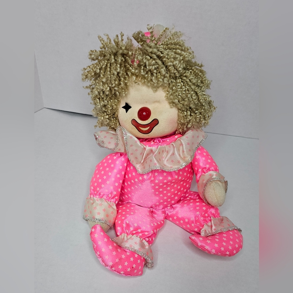 [1986 Vintage] Poter Clown Doll: WoundUp Music playing with head movement -…